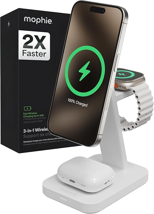 Mophie Snap+ 3-in-1 Wireless Charging Stand
