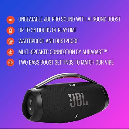 JBL Boombox 4 Portable Waterproof Speaker - Squad