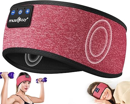 MUSICOZY Bluetooth Sleep & Workout Headband Headphones